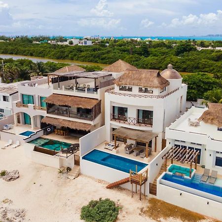 Willa Casa Javi- Ocean Front Located Mid Isla Mujeres Zewnętrze zdjęcie