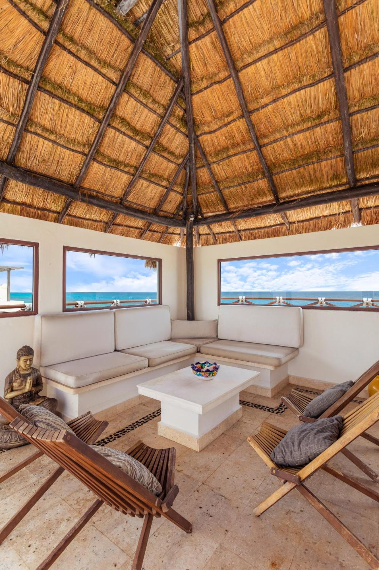 Willa Casa Javi- Ocean Front Located Mid Isla Mujeres Zewnętrze zdjęcie