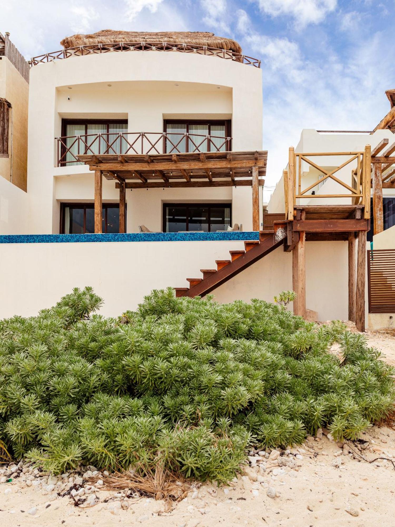Willa Casa Javi- Ocean Front Located Mid Isla Mujeres Zewnętrze zdjęcie